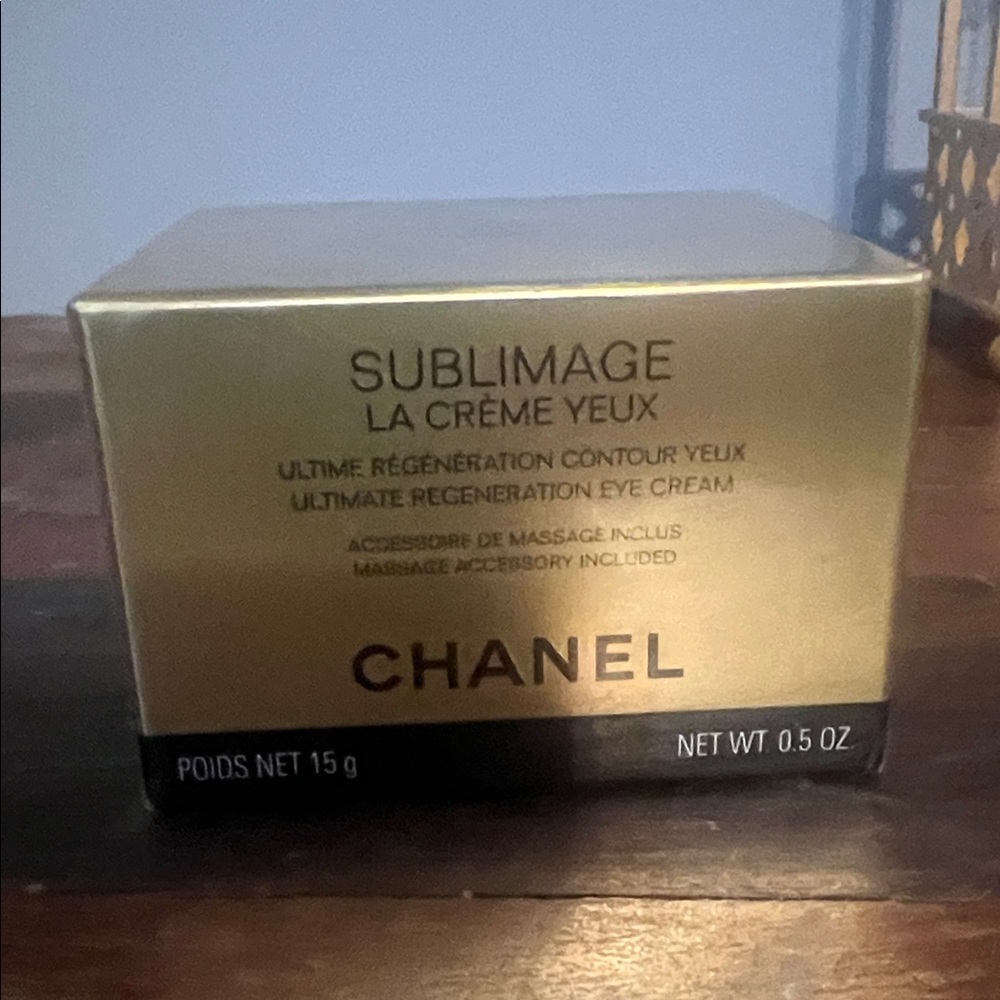 CHANEL Sublimage La Crème Yeux Eye Cream - Gold and Black Packaging